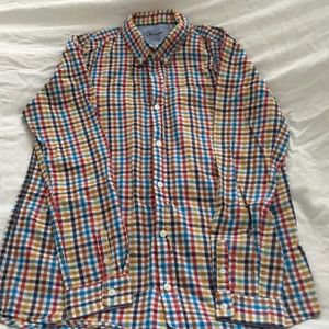 Plaid long sleeves shirt
